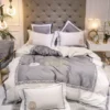 Basic Grey And White Versace Bedding Set