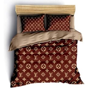Basic Brown Monogram Louis Vuitton Bedding Set
