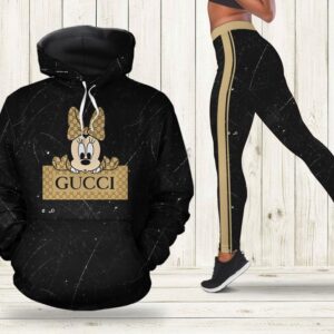 Gucci minnie mouse hoodie leggings for women luxury brand clothing clothes outfit disney adults gifts