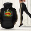 Gucci black stripe hoodie leggings luxury brand clothing clothes outfit for women