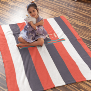 Gucci Red Luxury Logo Premium Brand Blanket Fleece Home Decor