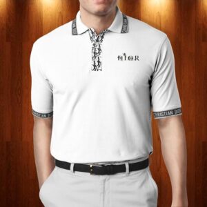 Men’s Polo Shirt 3D – Printed Christian Dior Logo 3D – PEA31305