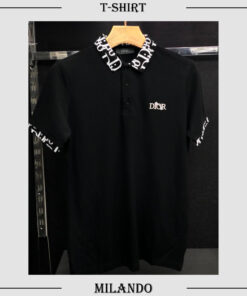 Men’s Polo Shirt 3D – Printed Christian Dior Logo 3D – MLD1073