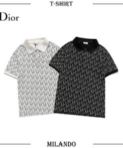 Men’s Polo Shirt 3D – Printed Christian Dior Logo 3D – MLD1074