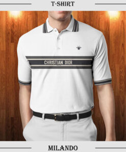 Men’s Polo Shirt 3D – Printed Christian Dior Logo 3D – MLD1081