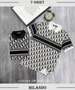 Men’s Polo Shirt 3D – Printed Christian Dior Logo 3D – MLD1075