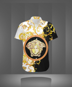 VERSACE BUTTON SHIRT Luxury – B9G-GCY-Max4700
