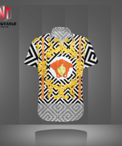 VERSACE BUTTON SHIRT Luxury – B9G-GCY-Max4703
