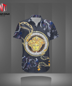 VERSACE BUTTON SHIRT Luxury – B9G-GCY-Max4705