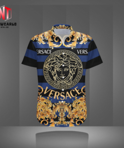 VERSACE BUTTON SHIRT Luxury – B9G-GCY-Max4707