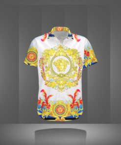 VERSACE BUTTON SHIRT Luxury – B9G-GCY-Max4709
