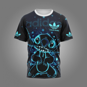 Adidas Stitch Luxury Custom Name Tshirt DN609545