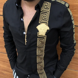 Limited Versa.ce Long Sleeve Button Shirt for Men Hot 2026 9alaxies3083