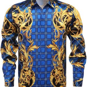 Limited Versa.ce Long Sleeve Button Shirt for Men Hot 2026 9alaxies586