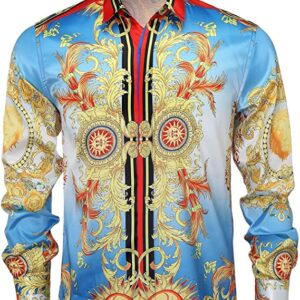 Limited Versa.ce Long Sleeve Button Shirt for Men Hot 2026 9alaxies587