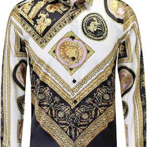 Limited Versa.ce Long Sleeve Button Shirt for Men Hot 2026 9alaxies603