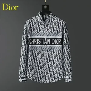 Limited Dior Long Sleeve Button Shirt for Men Hot 2026 LIDL1042