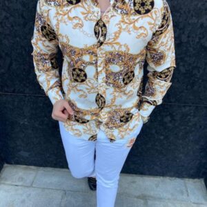 Limited Versa.ce Long Sleeve Button Shirt for Men Hot 2026 LIV1063