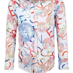 Limited Versa.ce Long Sleeve Button Shirt for Men Hot 2026 LIV1085