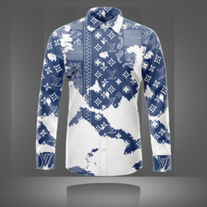 Limited LV Long Sleeve Button Shirt for Men Hot 2026 LNT000091752