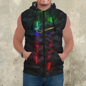 Premium Sleeveless Zip Hoodie Nike For Men - DN168719