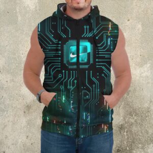 Premium AI-B Sleeveless Zip Hoodie Nike For Men - DN168716