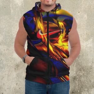 Premium Sleeveless Zip Hoodie Nike For Men - DN168701