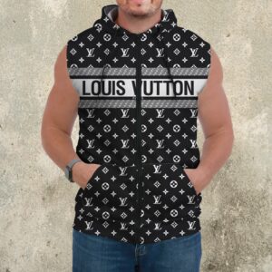 Premium Louis Vuitton Sleeveless Zip Hoodie For Men - DN9060720