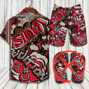 Louis Vuitton Combo Hawaii Shirt, Shorts Hot Trend 2024 - DN9180259