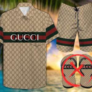 Gucci Combo Hawaii Shirt, Shorts Hot Trend 2026 - DN9190203
