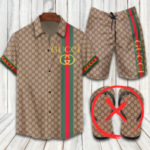 Gucci Combo Hawaii Shirt, Shorts Hot Trend 2026 - DN9190211