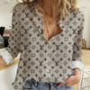 Premium Louis Vuitton Casual Shirt For Women DN9190703