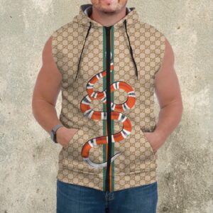 Premium Sleeveless Zip Hoodie Gucci For Men - DN930622