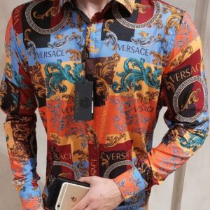 Limited Versa.ce Long Sleeve Button Shirt for Men Hot 2026 LIIV1108