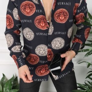 Limited Versa.ce Long Sleeve Button Shirt for Men Hot 2026 LIV1053