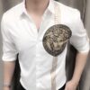 Limited Versa.ce Long Sleeve Button Shirt for Men Hot 2026 LIV1087