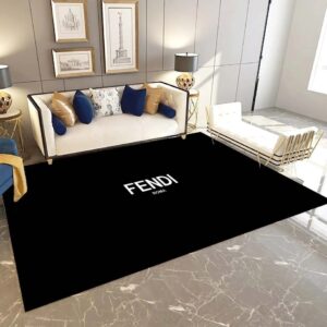Fendi Fashion Logo Limited Luxury Brand Rug Carpet Home Decor  LVT00323