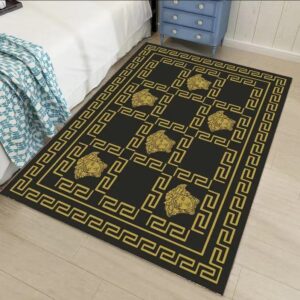 Gianni Versace Luxury Area Rug For Living Room Bedroom Carpet Home Decor Mat LVT00472