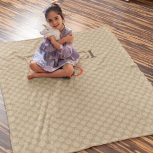 Gucci Golden Luxury Brand Hot Logo Premium Blanket Fleece Home Decor LVT00161