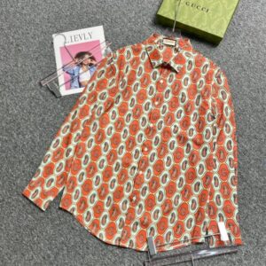 LIMITED 2026 Gucci LONG SLEEVE BUTTON SHIRT - DN30521