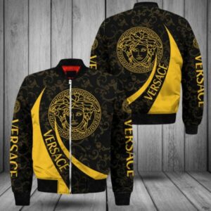 Limited Versa.ce Bomber Jacket Luxury Brand Unisex  Gift Hola13432