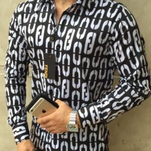 Limited Fendi Long Sleeve Button Shirt for Men Hot 2025 LIFL1026