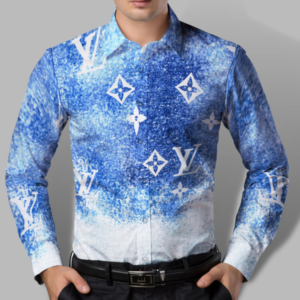 Limited LV Long Sleeve Button Shirt for Men Hot 2026 LNT000091510
