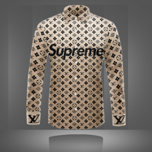 Limited LV Long Sleeve Button Shirt for Men Hot 2026 LNT000091733