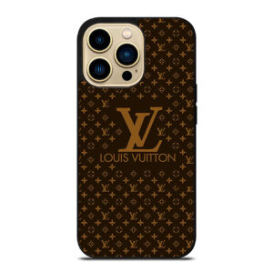 LOUIS VUITTON LV LOGO BROWN iPhone Case Cover M2612011