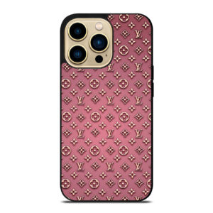 LOUSI VUITTON PATERN LOGO PINK iPhone Case Cover M2312060