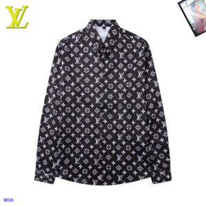 Limited LV Long Sleeve Button Shirt for Men Hot 2026 LV2806S