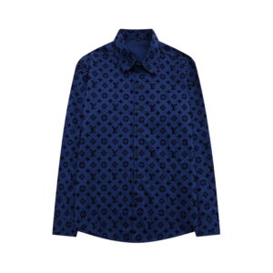 Limited LV Long Sleeve Button Shirt for Men Hot 2026 LV2809S