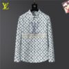 Limited LV Long Sleeve Button Shirt for Men Hot 2026 LV2820S