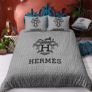 Hermes Limited Luxury Brand Bedding Set Home Decor - Max010061